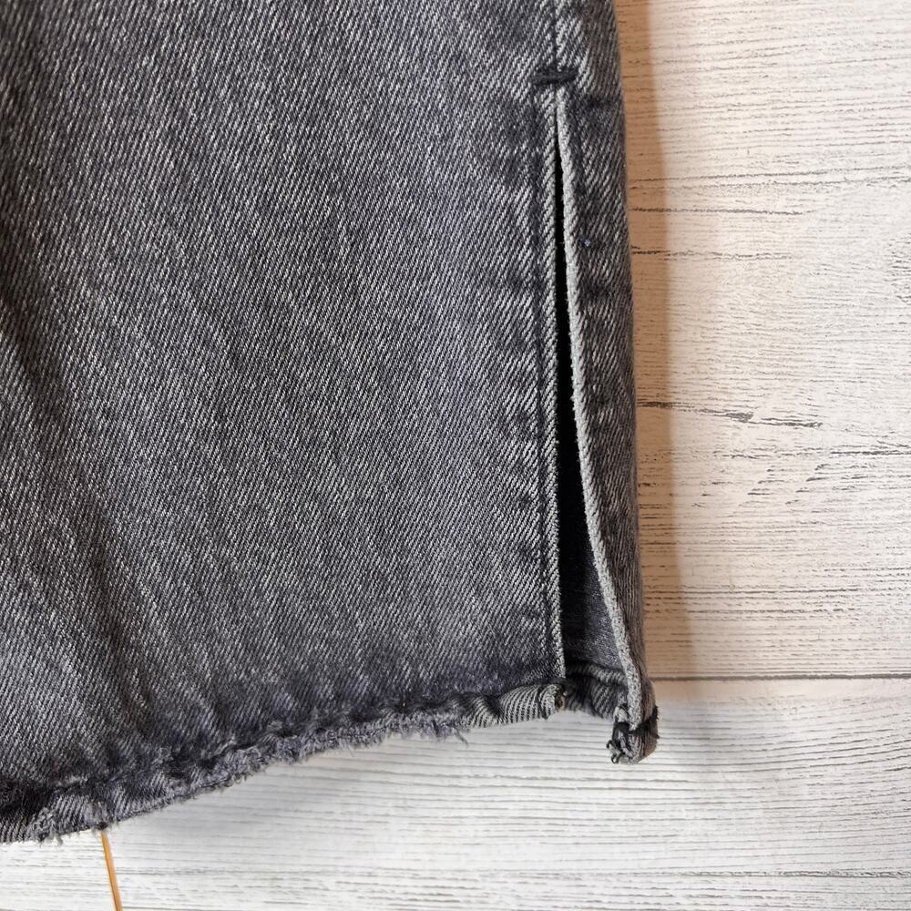 Abercrombie & Fitch Jeans Womens SZ 28/6 Black The 90's Straight Ultra High Rise - Picture 6 of 16